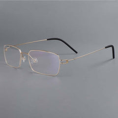 Kye Square Glasses Frame Rectangle Frames Southood Gold 