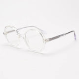 Lamar Large Size Round TR90 Vintage Eyeglass Frame Round Frames Southood Clear 