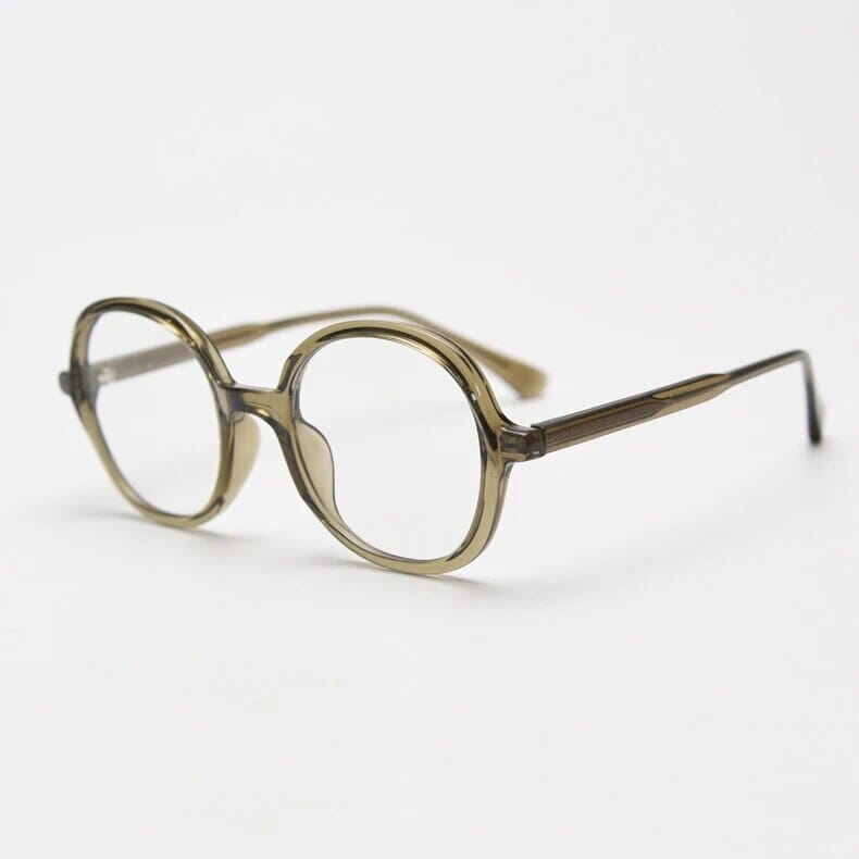 Lamar Large Size Round TR90 Vintage Eyeglass Frame Southood