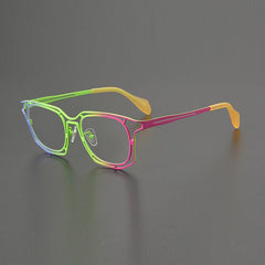 Lamb Colorful Geometric Titanium Glasses Frame Geometric Frames Southood Color 