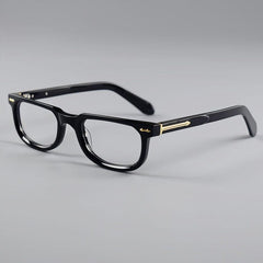 Lanar Vintage Acetate Glasses Frames Rectangle Frames Southood Black 