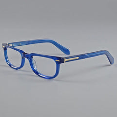 Lanar Vintage Acetate Glasses Frames Rectangle Frames Southood Blue 