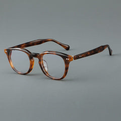 Lane Vintage Acetate Eyeglasses Frame Round Frames Southood Leopard 