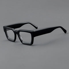 Lanston Vintage Square Acetate Glasses Frame Rectangle Frames Southood Black 