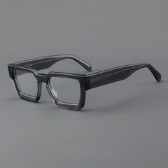 Lanston Vintage Square Acetate Glasses Frame Rectangle Frames Southood Gray 