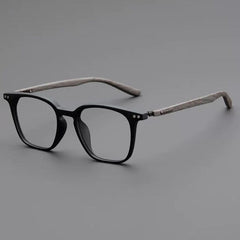 Lark TR90 Vintage Eyeglass Frame Rectangle Frames Southood Matte Black 