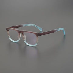 Lay Vintage Square Acetate Glasses Frame Rectangle Frames Southood Matte Brown 