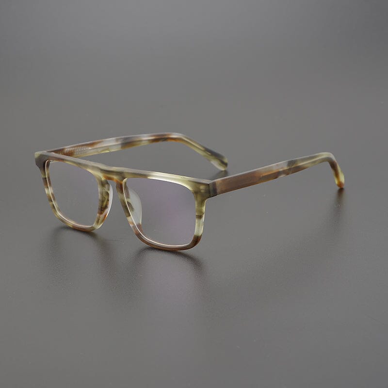 Lay Vintage Square Acetate Glasses Frame Rectangle Frames Southood Matte Stripe 