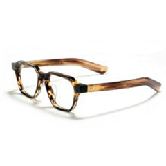 Leroy Vintage Acetate Eyeglasses Frame Rectangle Frames Southood Leopard 