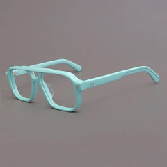 Lex Vintage Acetate Eyeglasses Frame Aviator Frames Southood Blue 