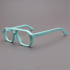 Lex Vintage Acetate Eyeglasses Frame Aviator Frames Southood Matte Blue 