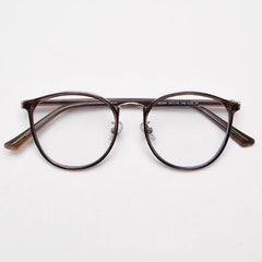 Lindi TR90 Vintage Eyeglass Frame Cat Eye Frames Southood Tea 