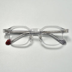 Link Vintage Acetate Glasses Frame Geometric Frames Southood Gray 