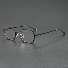 Lira Vintage Alloy Eyeglasses Frame Geometric Frames Southood Black 