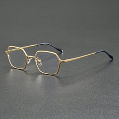 Lira Vintage Alloy Eyeglasses Frame Geometric Frames Southood Gold 