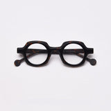 Lou Retro Round Acetate Optical Glasses Frame Round Frames Southood Leopard 