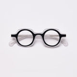 Lou Retro Round Acetate Optical Glasses Frame Round Frames Southood Light-White 