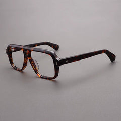 Louise Acetate Glasses Frame Aviator Frames Southood Leopard 