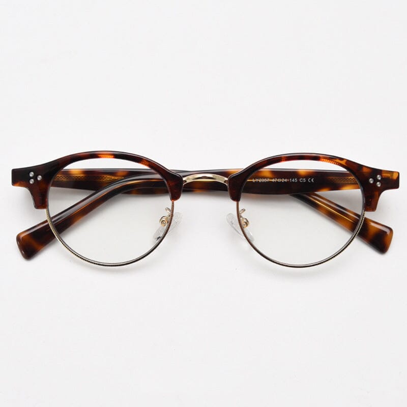 Lucky Vintage Browline Eyeglasses Frame Browline Frames Southood Leopard 