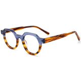 Luke Retro Acetate Optical Glasses Frame Round Frames Southood Blue 