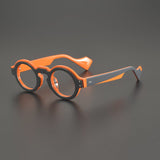 Lynn Vintage Round Acetate Glasses Frame