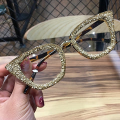 Madonna Vintage Cat Eye Glasses Frame Cat Eye Frames MON leopard frame 
