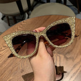 Madonna Vintage Cat Eye Glasses Frame Cat Eye Frames MON Leopard Gold 
