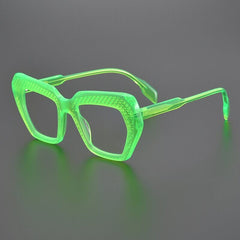 Maggie Acetate Rectangle Glasses Frame Rectangle Frames Southood Green 