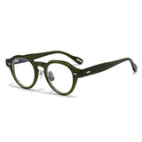 Mair Geometric Retro Acetate Glasses Frame Geometric Frames Southood Green 