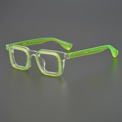 Malvin Acetate Square Eyeglasses Frame Rectangle Frames Southood C2 Green 