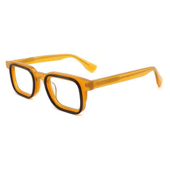Malvin Acetate Square Eyeglasses Frame Rectangle Frames Southood Orange 