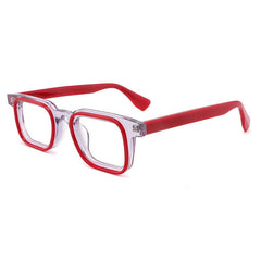 Malvin Acetate Square Eyeglasses Frame Rectangle Frames Southood Red 