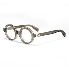 Mason Retro Acetate Glasses Frame Round Frames Southood Clear Gray 