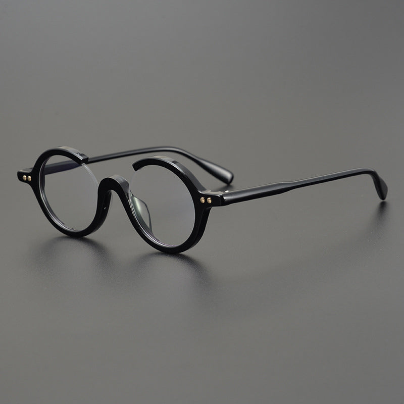 Meyer Vintage Luxury Round Glasses Frame Round Frames Southood Black 