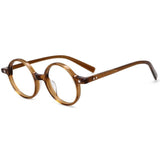 Milo Retro Round Acetate Glasses Frame Round Frames Southood Tea 