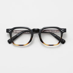 Miranda Vintage TR90 Eyeglasses Frame Geometric Frames Southood Black Leopard 