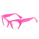 Monica Fashion Cat Eye Glasses Frame Cat Eye Frames Southood Pink 