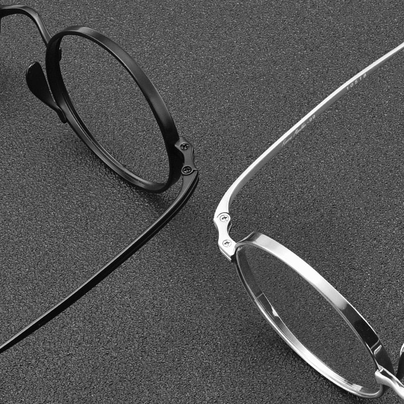 Monroe Titanium Round Glasses Frame Round Frames Southood 