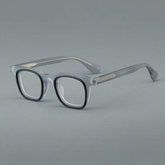 Moore Personalized Designer Acetate Eyeglasses Frame Rectangle Frames Southood Gray 