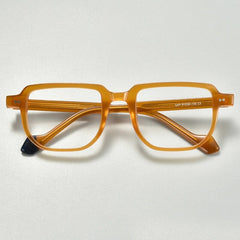Morly Vintage Acetate Glasses Frame Rectangle Frames Southood Flax 