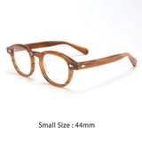 Mort Retro Round Optical Glasses Frame Round Frames Southood Amber44mm 