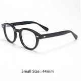 Mort Retro Round Optical Glasses Frame Round Frames Southood Black44mm 