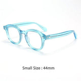 Mort Retro Round Optical Glasses Frame Round Frames Southood Blue44mm 