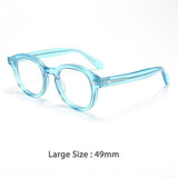 Mort Retro Round Optical Glasses Frame Round Frames Southood Blue49mm 
