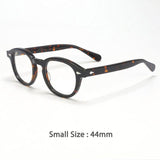 Mort Retro Round Optical Glasses Frame Round Frames Southood Leopard44mm 