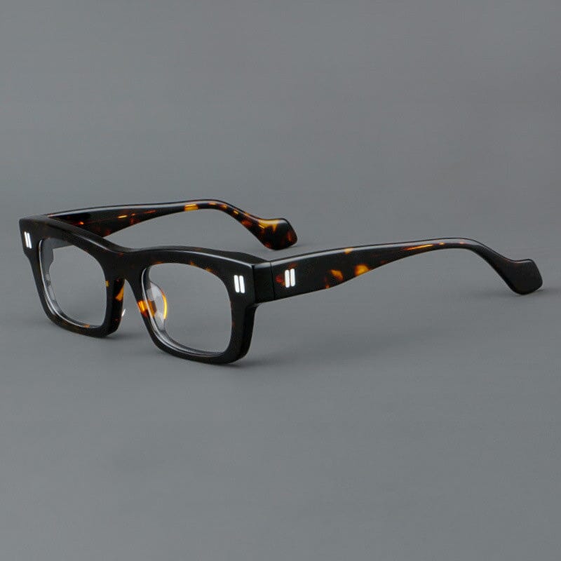 Myrna Acetate Glasses Frame Rectangle Frames Southood Leopard 