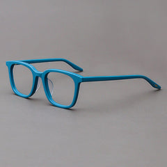 Myrna Acetate Rectangle Glasses Frame Rectangle Frames Southood Matte Blue 