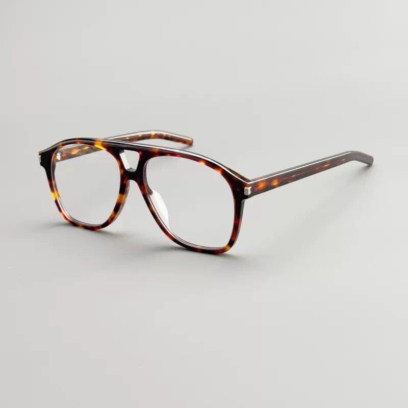 Nash Retro Aviator Acetate Glasses Frame Aviator Frames Southood Leopard 