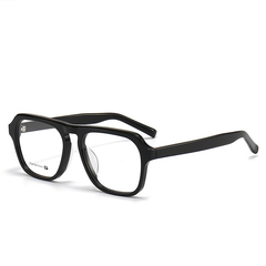 Netini Business Trend Gradient Glasses Frame Rectangle Frames Southood Black 