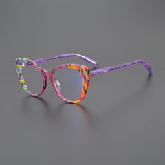 Nidaly Acetate Cat Eye Glasses Frame Cat Eye Frames Southood Purple 